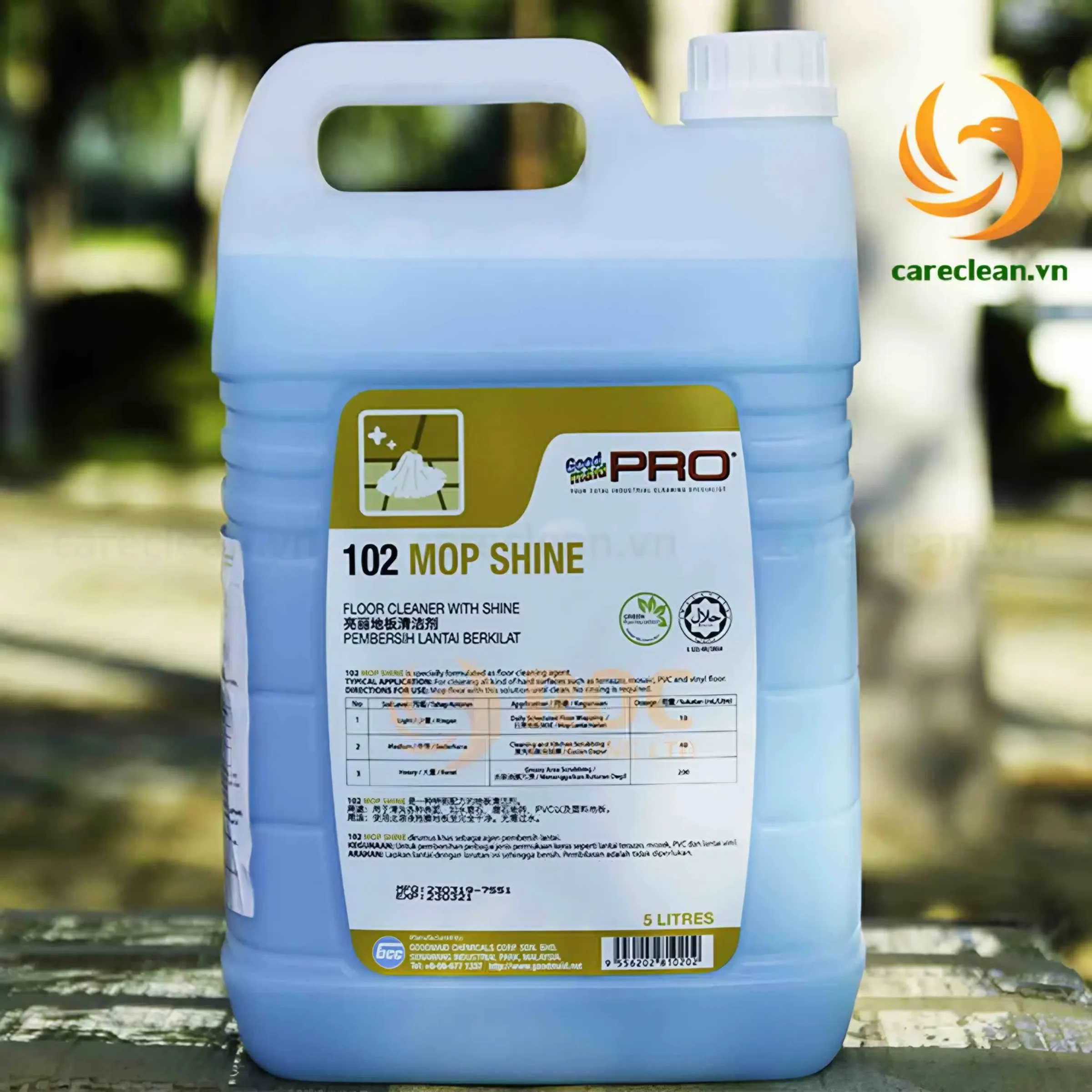 Dung dịch lau bóng sàn hàng ngày Goodmaid Pro GMP 102 MopShine