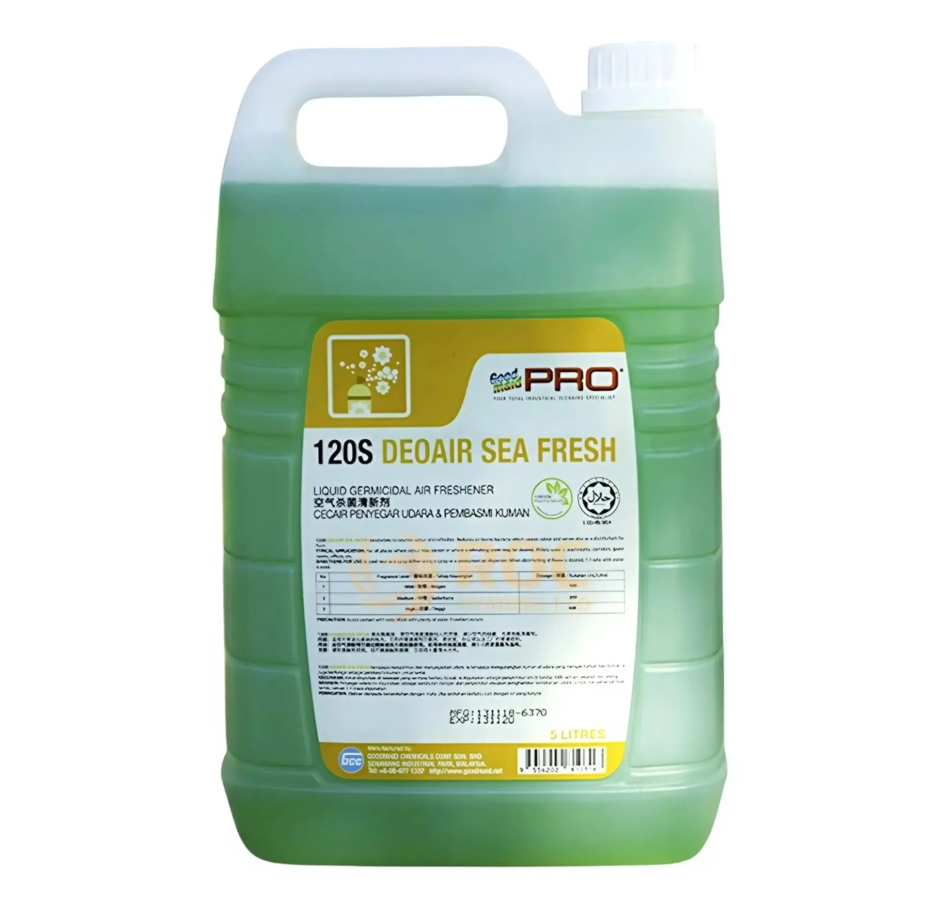 Dung dịch khử mùi phòng Goodmaid Pro GMP 120S Deoair Sea Fresh (Hương Biển)