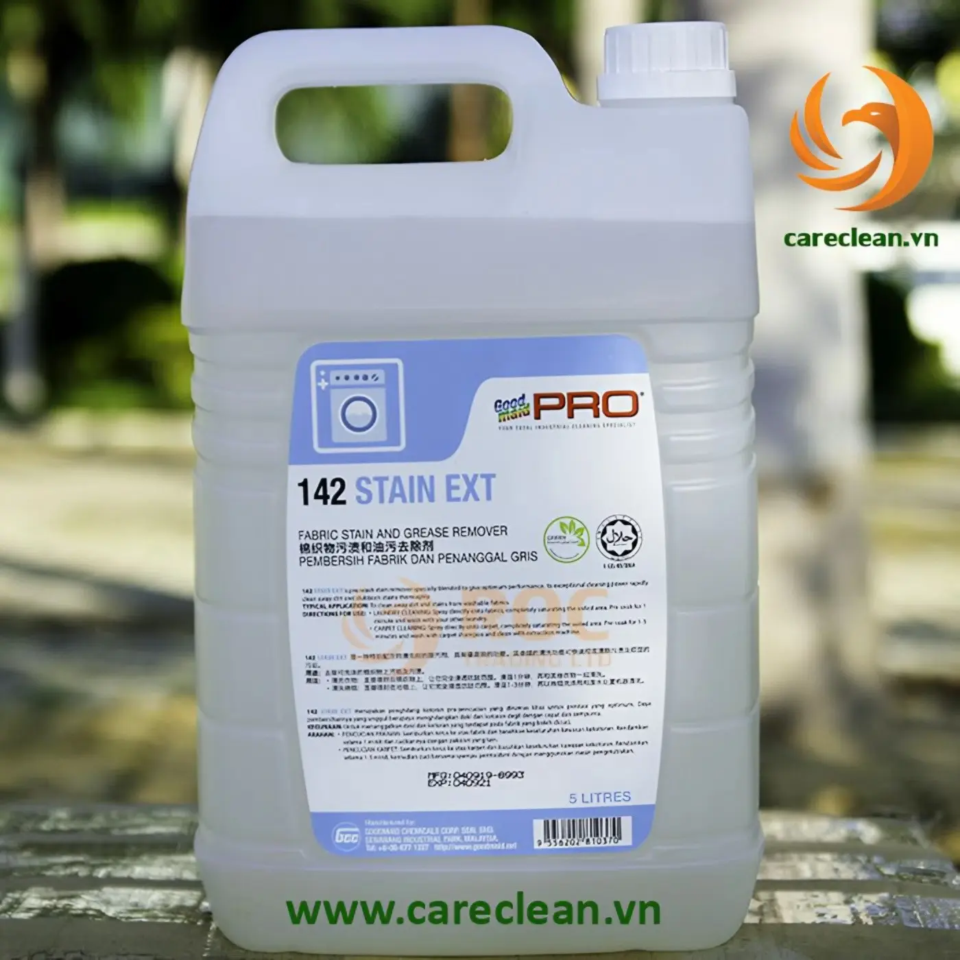 GMP-142-tay-vet-dom-tren-vai Dung dịch tẩy điểm vải Goodmaid Pro GMP 142 Stain Ext