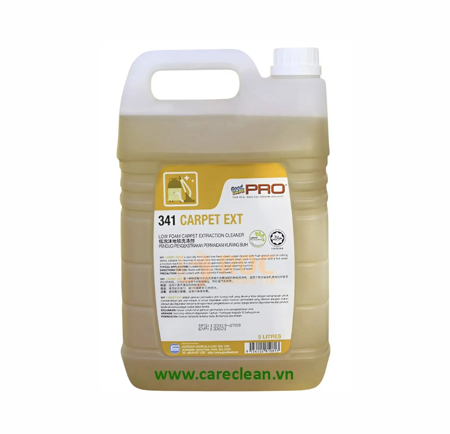 Dung dịch giặt thảm ít bọt Goodmaid Pro GMP 341 Carpet Ext