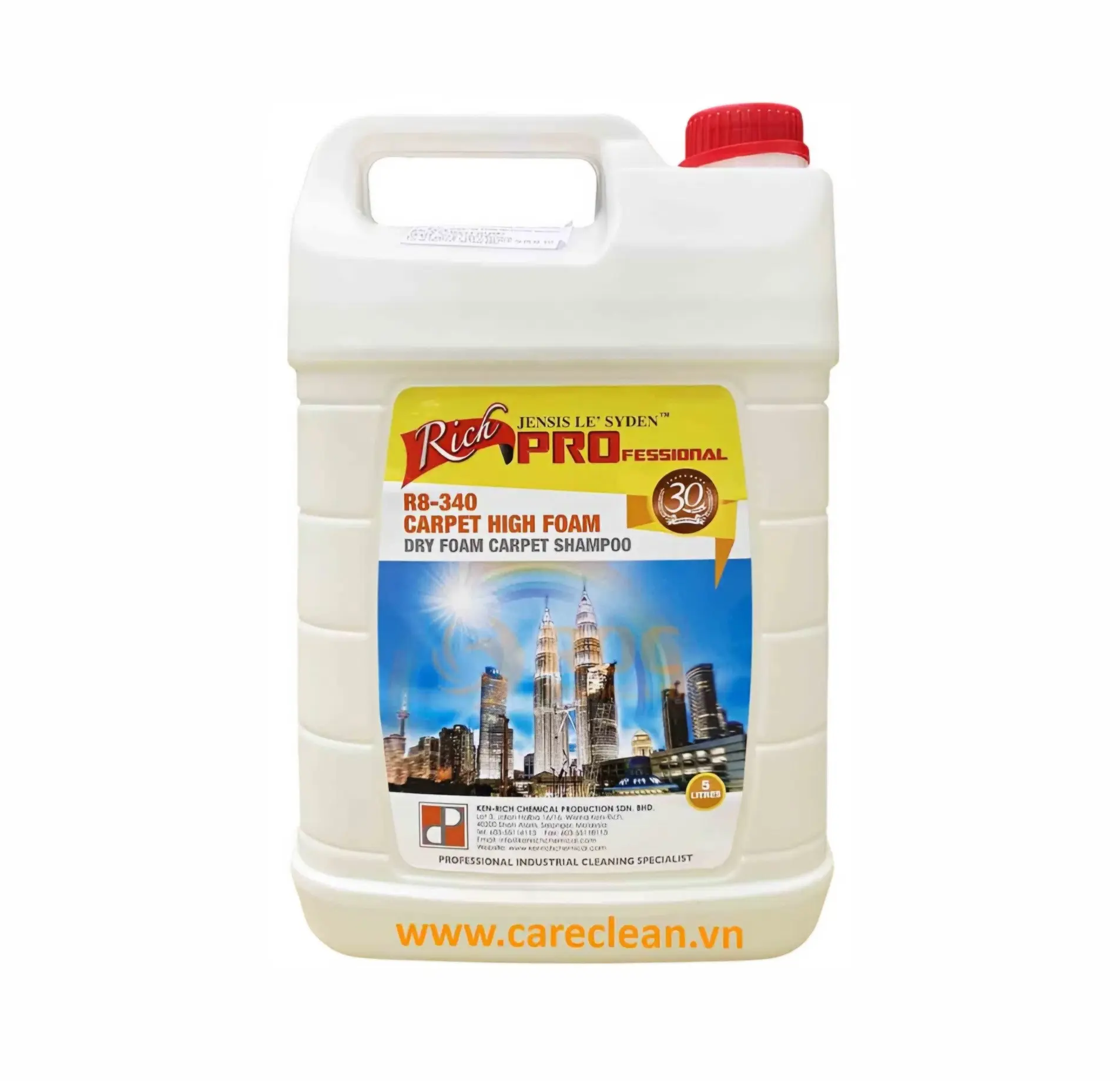 Hóa chất giặt thảm nhiều bọt RichPro R8-340 Carpet High Foam