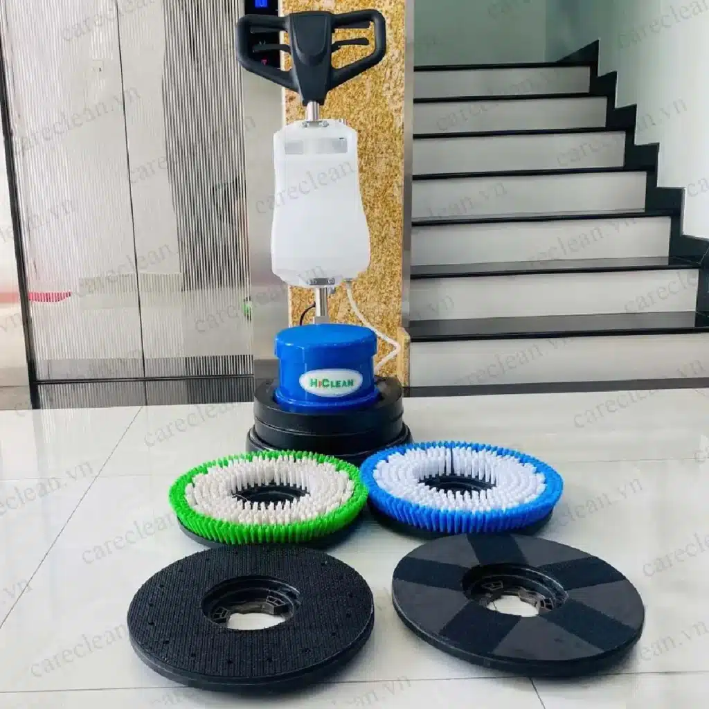 Máy chà sàn tạ HiClean HC17 NEW phụ kiện đi kèm tại ROC 