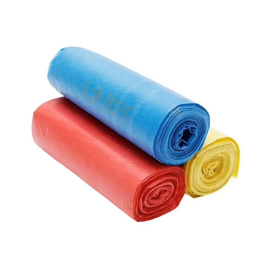 Cuộn túi rác màu giá tốt tại ROC