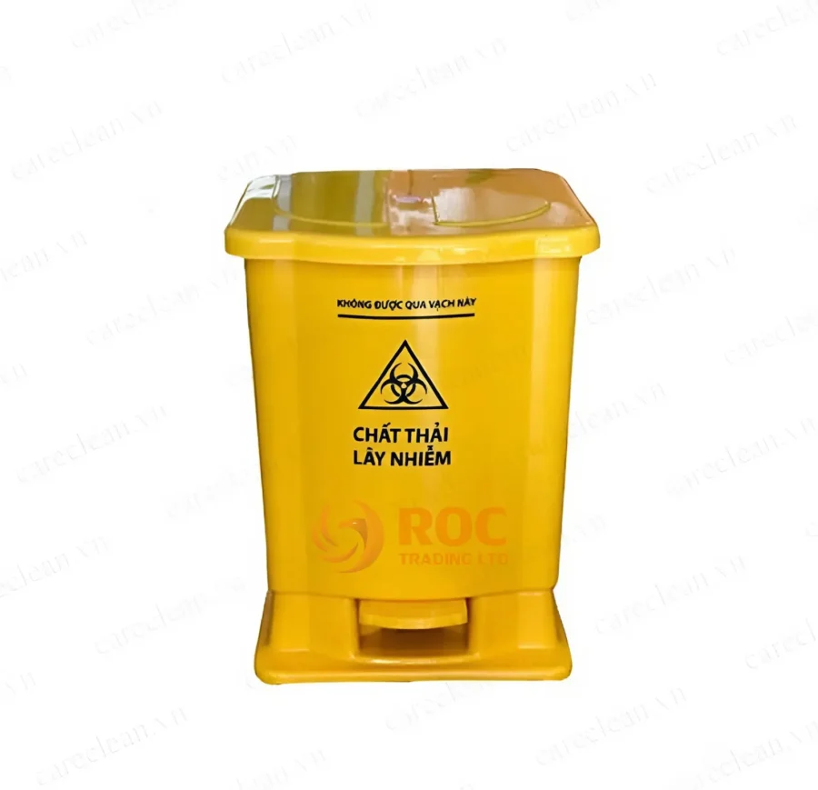 Thùng rác y tế 30 lít có chân đạp