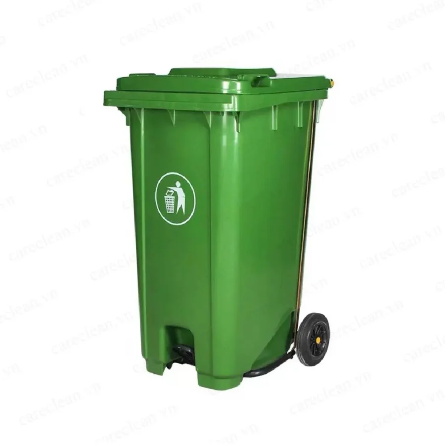 Thùng rác nhựa đạp chân 120L tại ROC