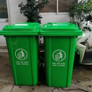 Thùng rác nhựa nắp kín 240L tại ROC