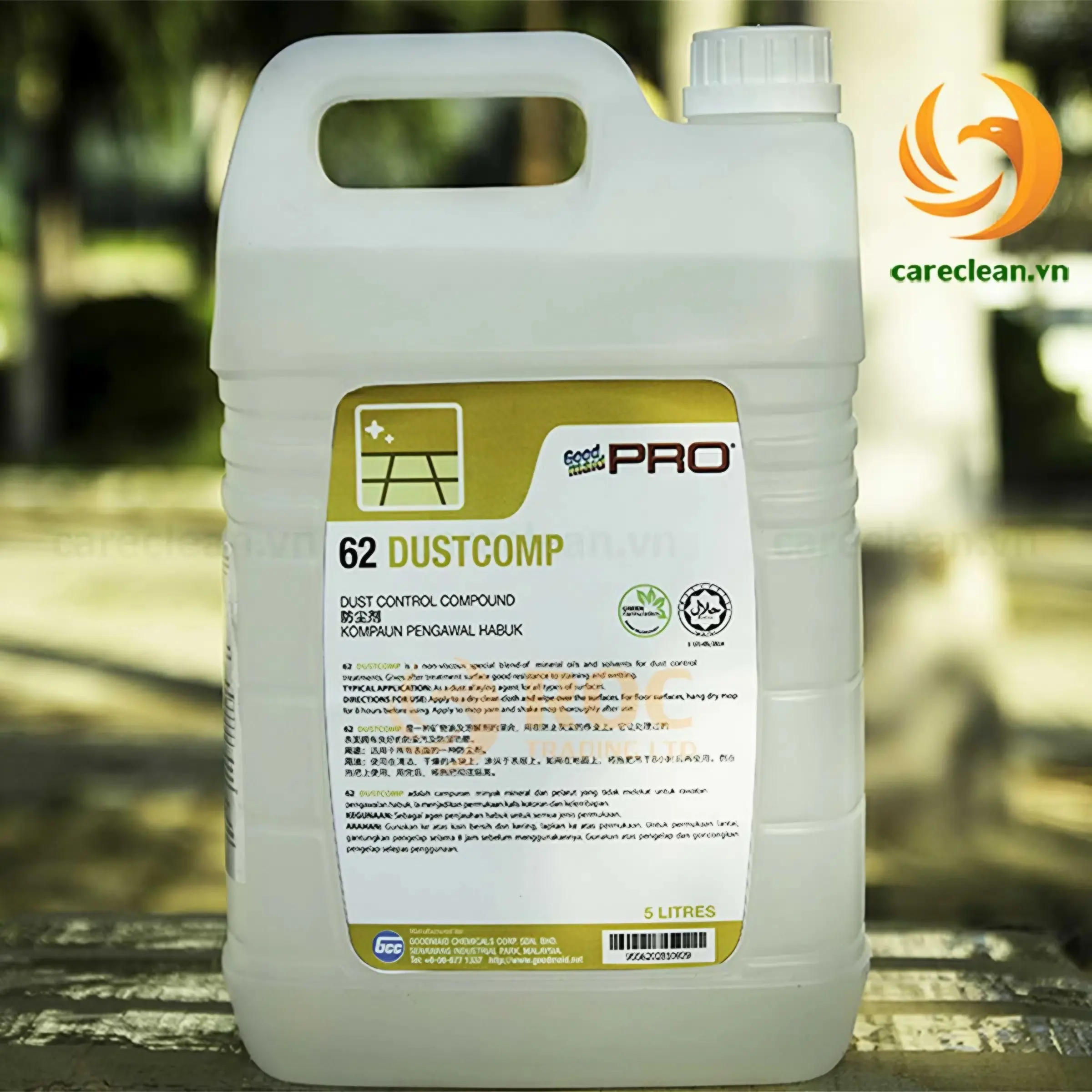 GMP-62-hoa-chat-lau-san-kho Dung dịch lau bụi khô DUSTCOMP GMP 62 (Goodmaid Pro)