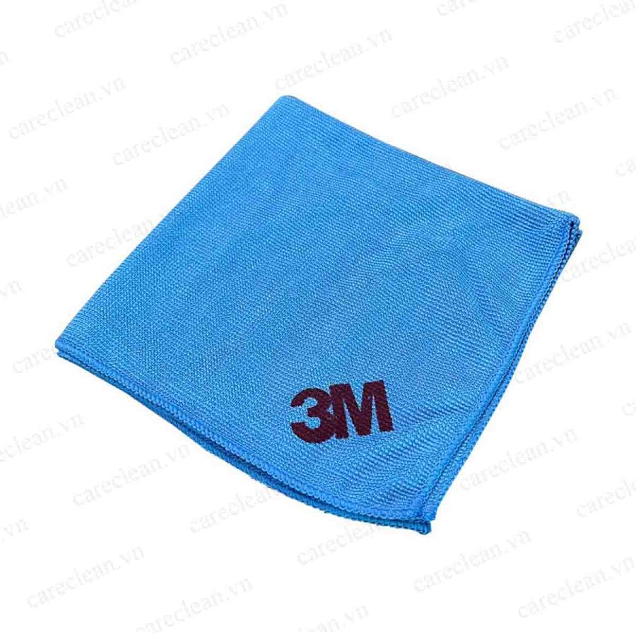 Khăn lau 3M hay còn gọi khăn Scotch-Brite™ Microfiber SQ21 màu xanh