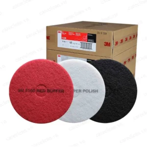 Pad chà sàn màu đỏ 3M 17 inch tại ROC 
