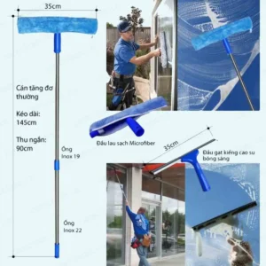 Gạt kính nhựa Homeinno 35cm kích thước tại ROC