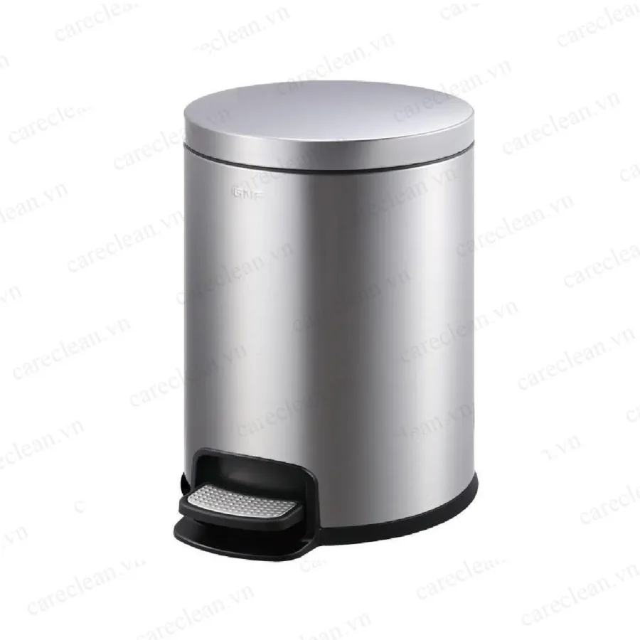 Thùng rác inox tròn 12L có chân đạp tại ROC