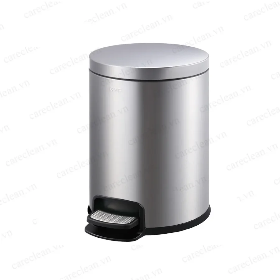 Thùng rác inox tròn 20L có đạp chân tại ROC