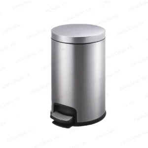 Thùng rác inox tròn 8L có đạp chân tại ROC