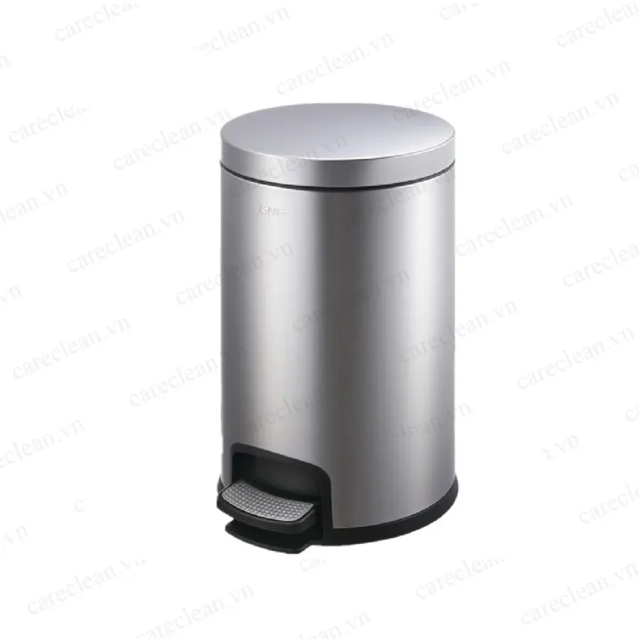 Thùng rác inox tròn 8L có đạp chân tại ROC