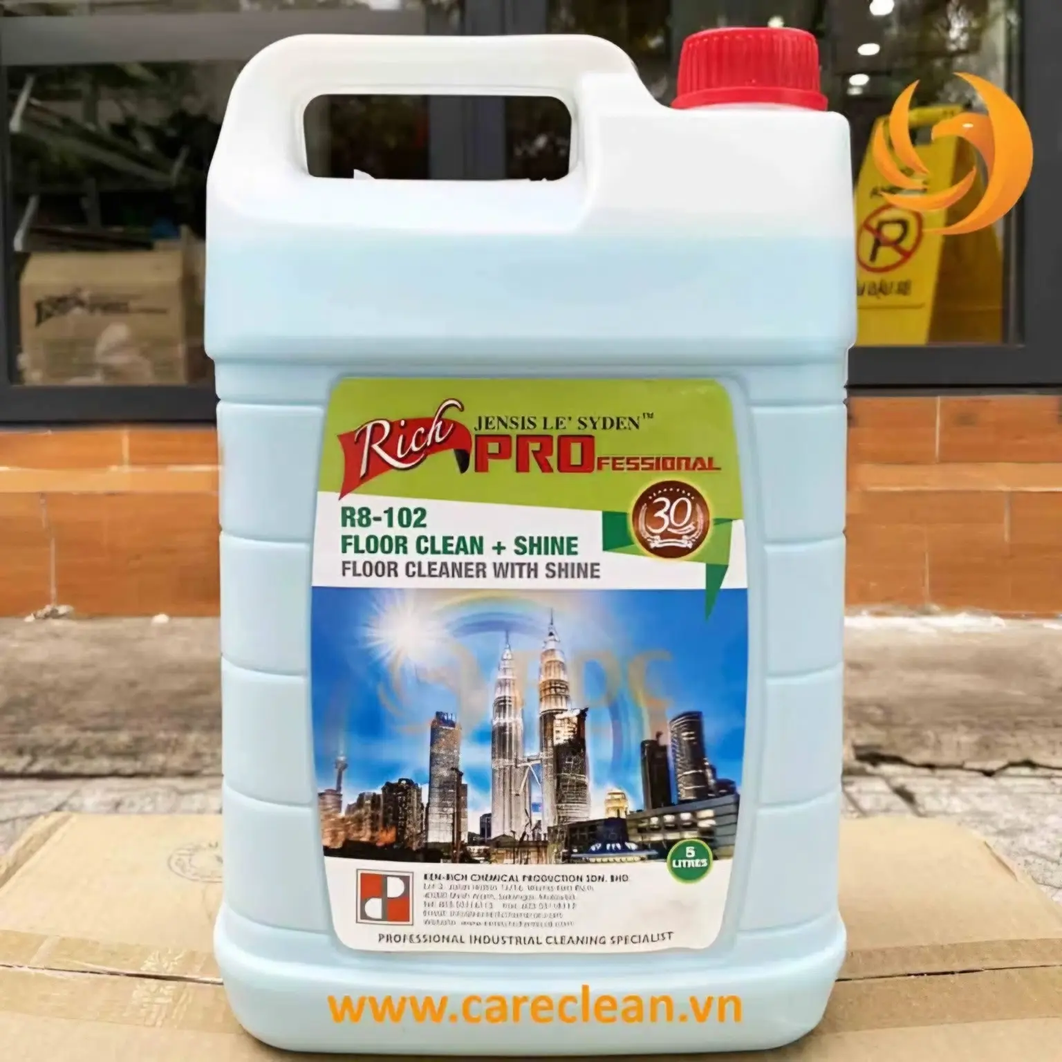 Hóa chất lau bóng sàn RichPro R8-102 Floor Clean + Shine
