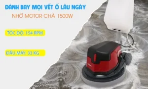 Máy chà sàn đơn Clepro CS17R với công suất 1500W