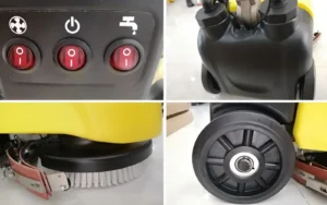 Chi tiết máy chà sàn liên hợp mini Hiclean HC201