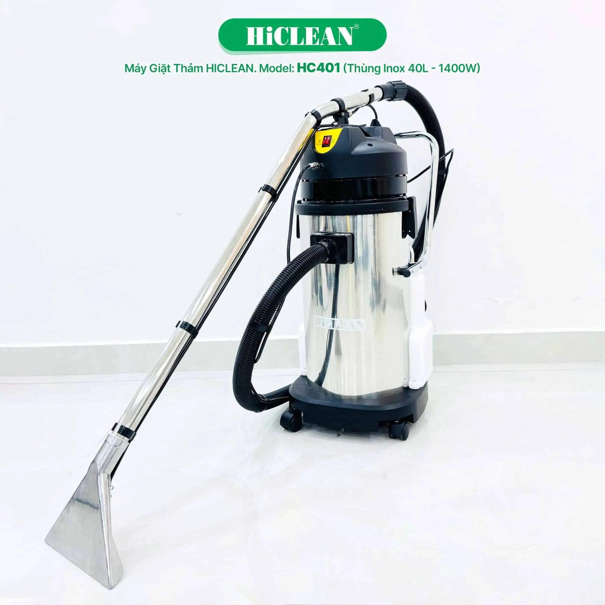 Máy giặt thảm phun hút Hiclean HC401 tại ROC