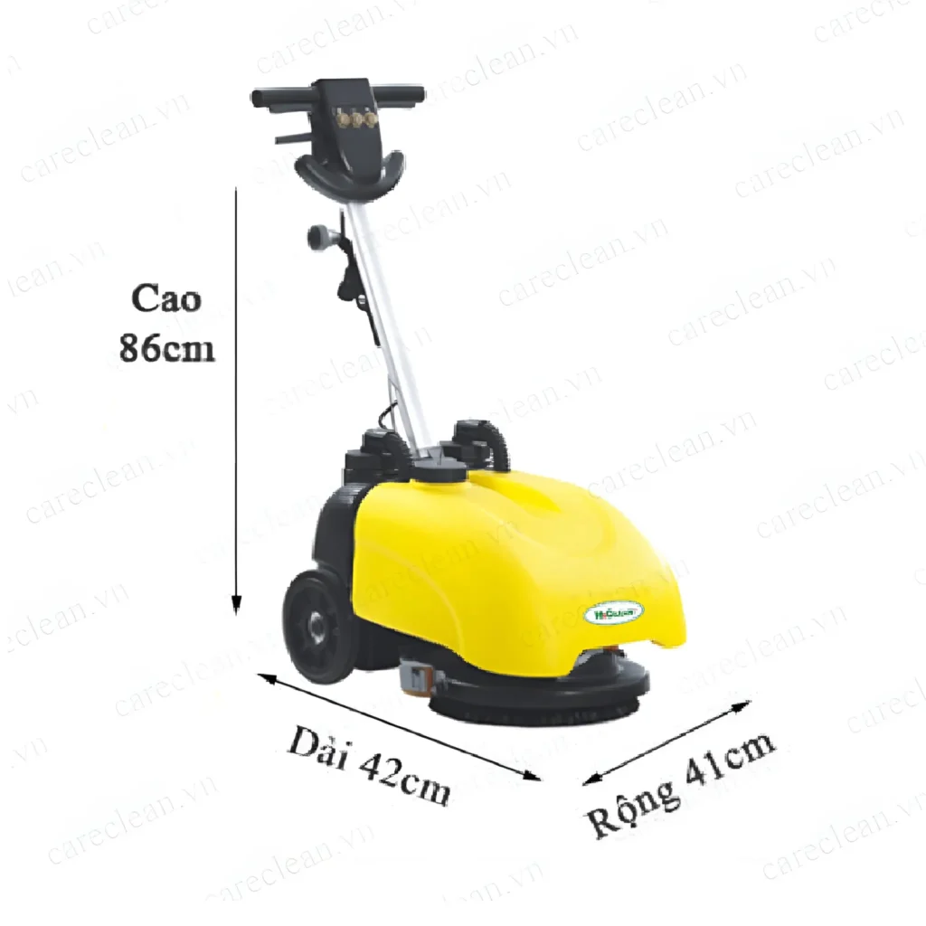 Máy chà sàn liên hợp mini HC201 kích thước tại ROC 