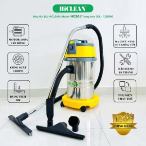 Máy hút bụi công nghiệp Hiclean HC30 hàng chính hãng