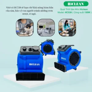 Quạt thổi sàn mini Hiclean HC538 ứng dụng đa dạng