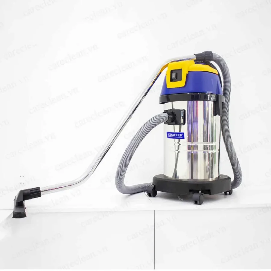 Máy hút bụi Kraffer KF130 (thùng inox) tại ROC