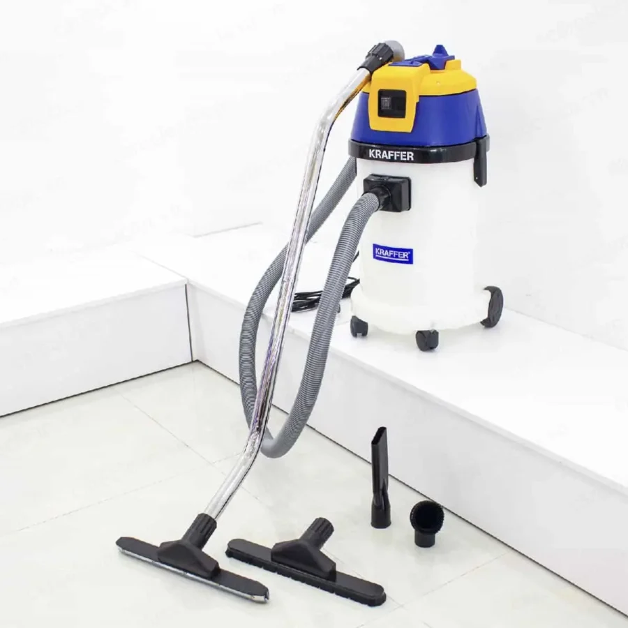 Máy hút bụi Kraffer KF130 thùng nhựa tại ROC