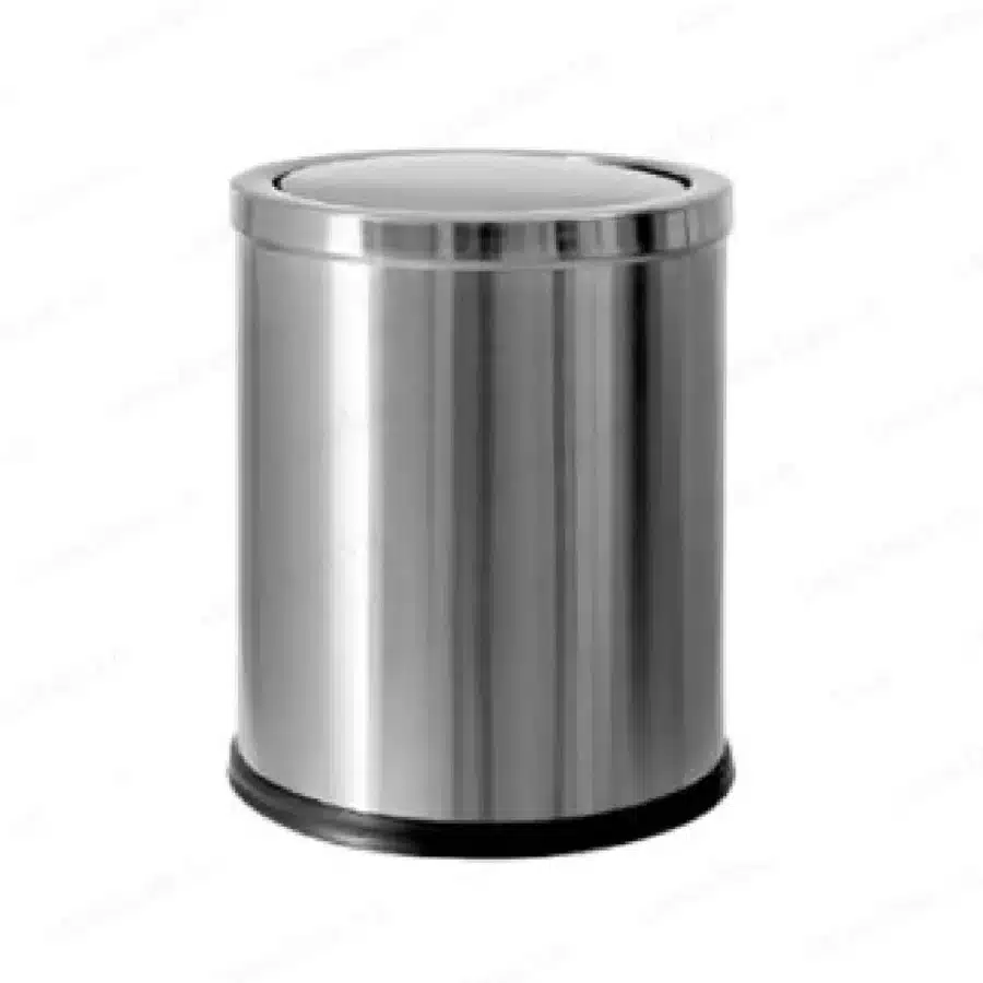 Thùng rác inox nắp lật nhỏ 25x 30cm tại ROC