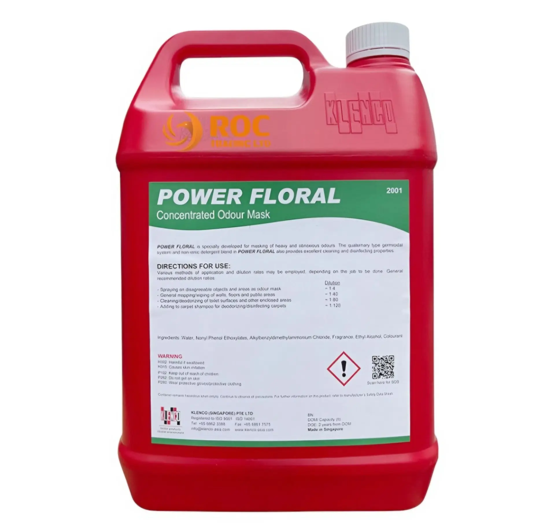 Nước lau sàn nhà diệt khuẩn khử hết mùi Power Floral-5L