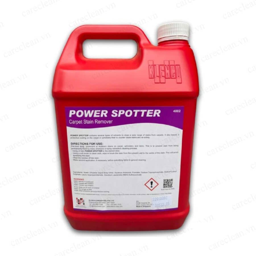 Power Spotter-5L Hóa Chất Tẩy Điểm Trên Thảm Giặt Sofa 1