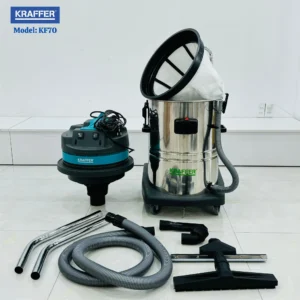 Máy hút bụi Kraffer KF70 bao gồm phụ kiện đi kèm