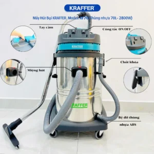 Máy hút bụi Kraffer KF70 hướng dẫn chi tiết khi sử dụng