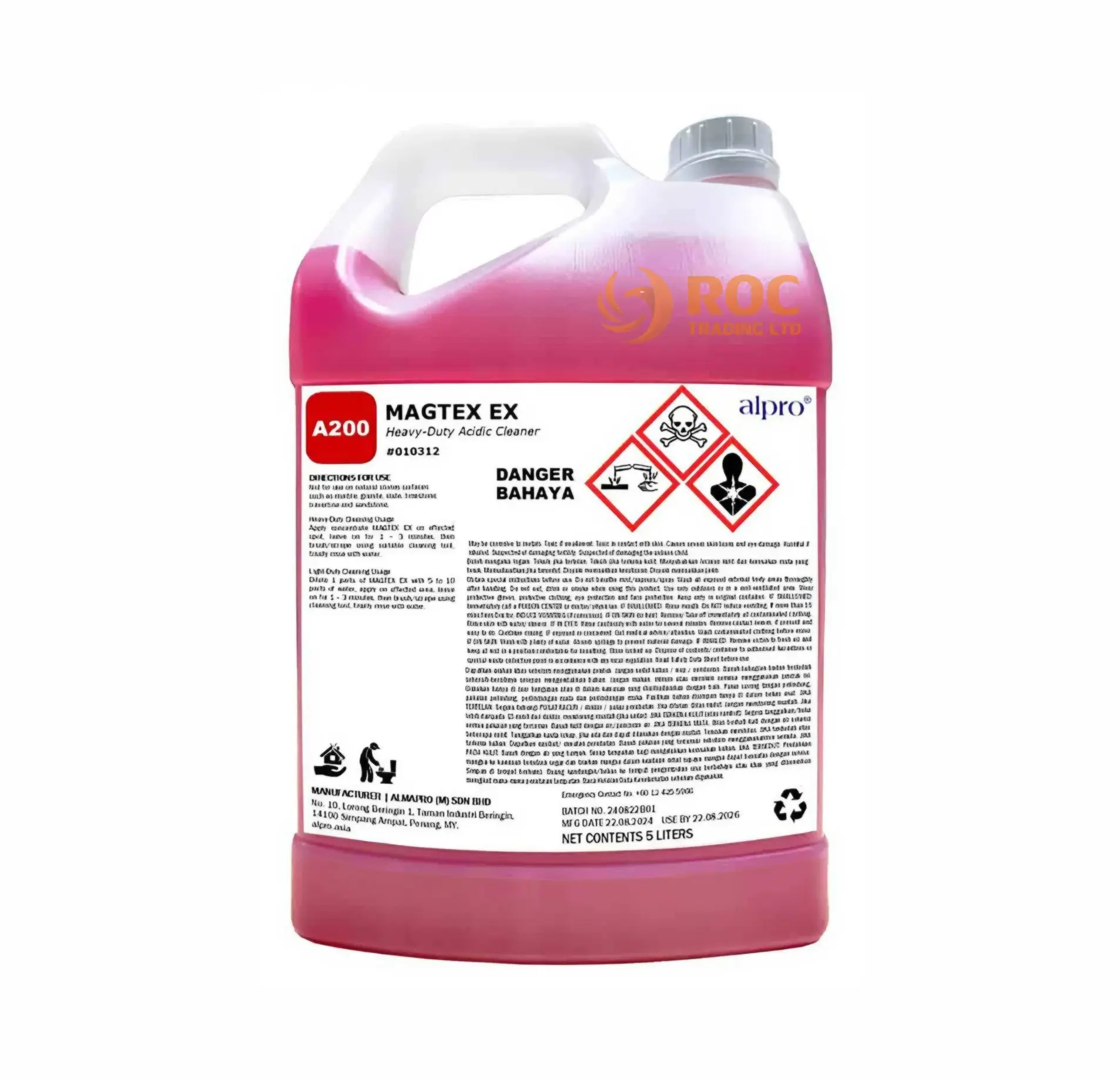 Hóa chất tẩy ố vàng, gỉ sét Alpro A200 Magtex EX