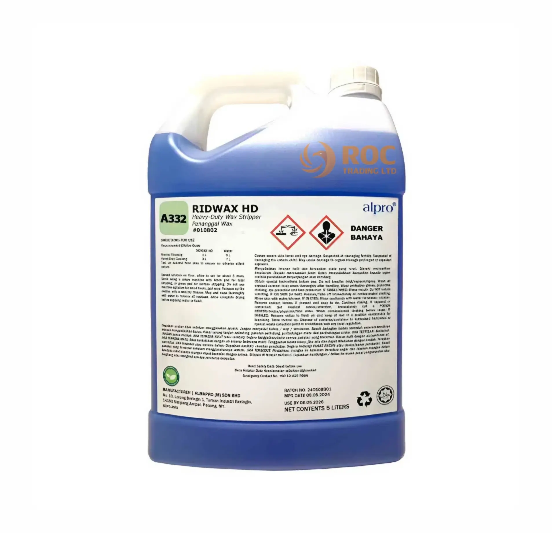 A332-Hoa-chat-boc-keo Dung dịch bóc sàn cũ gốc dung môi Alpro A332 Ridwax HD