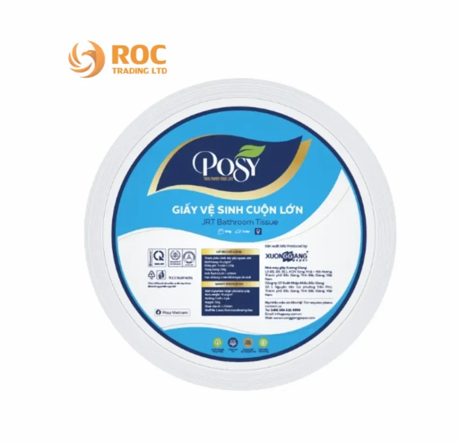 Cuộn giấy vệ sinh công nghiệp Posy giá tốt tại ROC