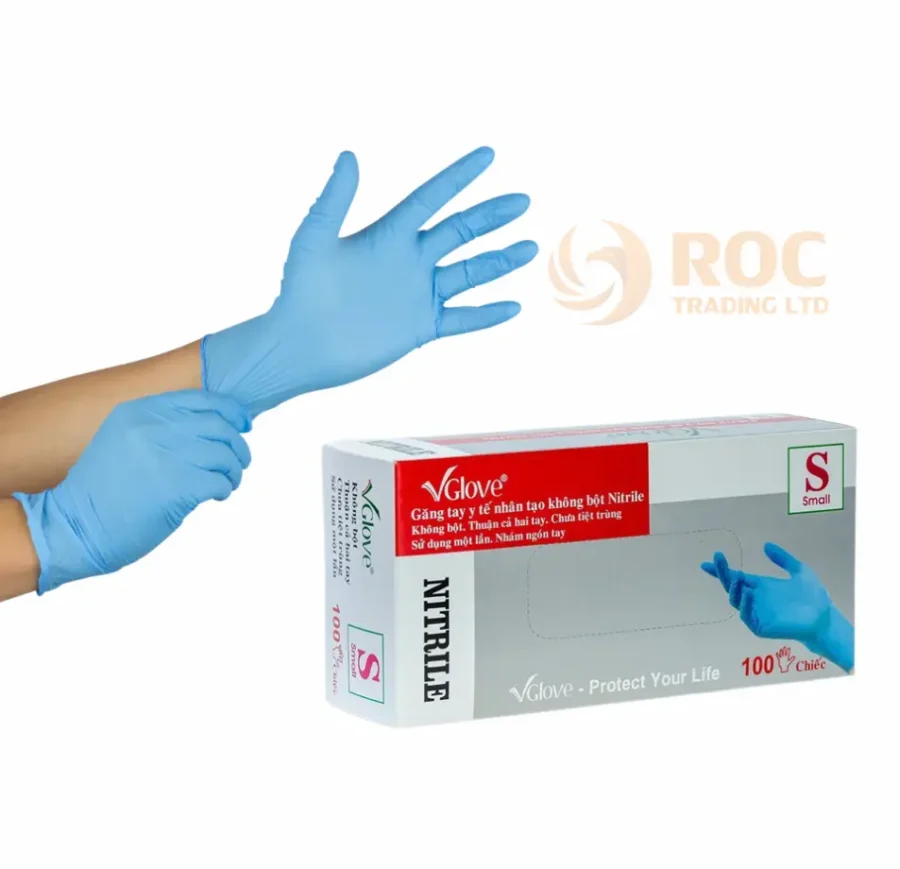 Găng tay Vglove Nitrile giá tốt tại ROC
