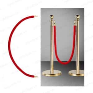 Dây nhung cột chắn inox