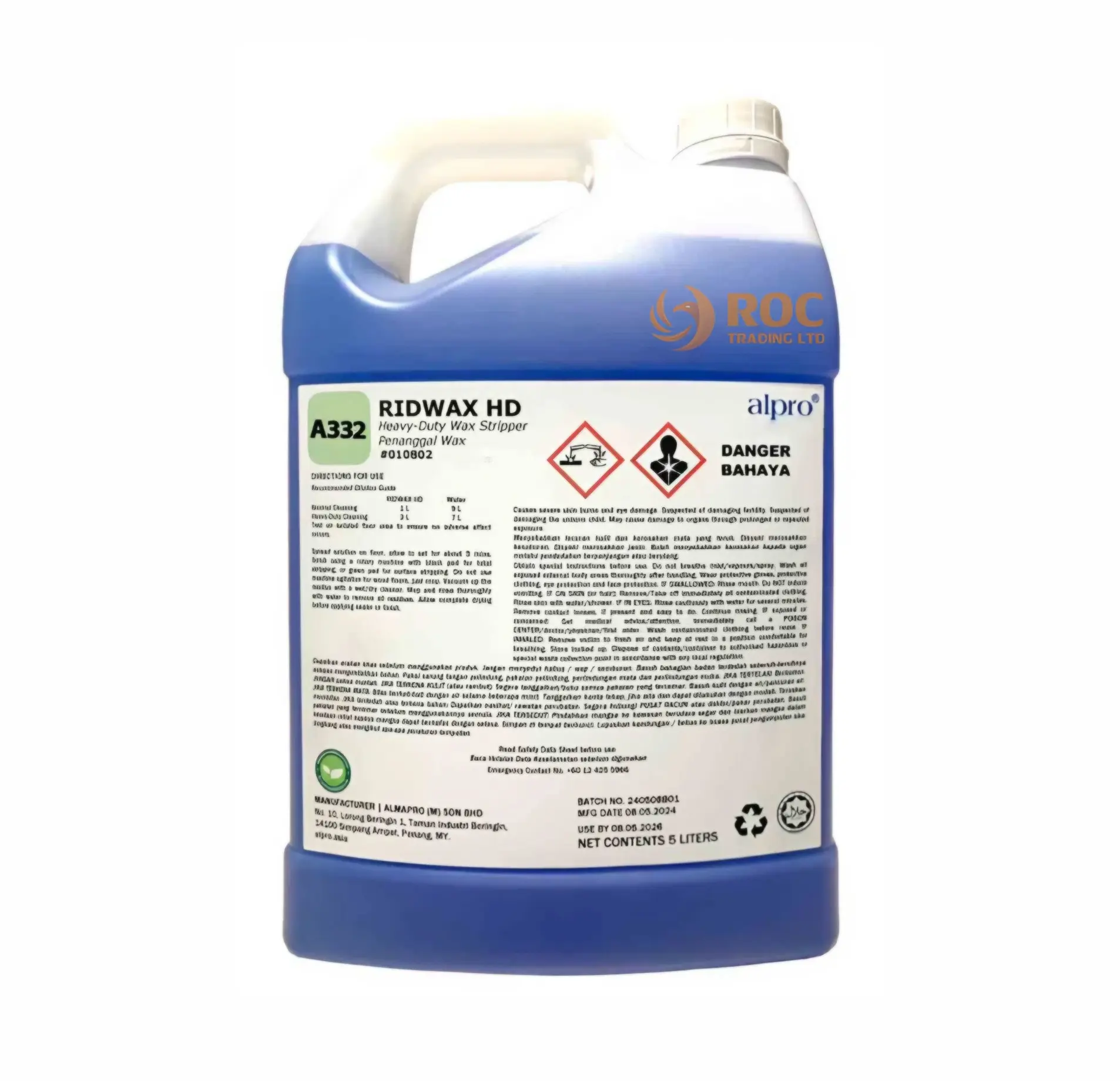 Chất tẩy rửa gốc dầu ALPRO RIDWAX HD