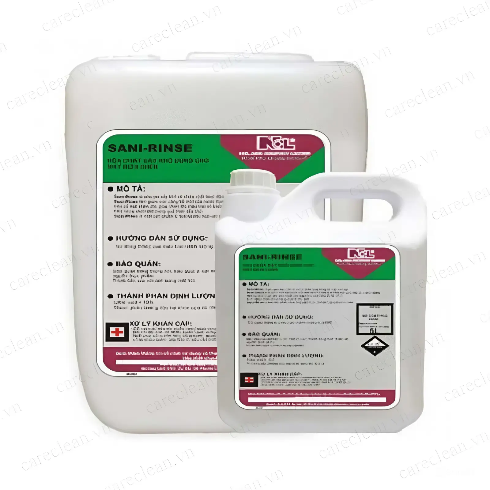 Hóa chất sấy cho máy rửa chén NCL SANI RINSE - sản phẩm giá tốt tại ROC