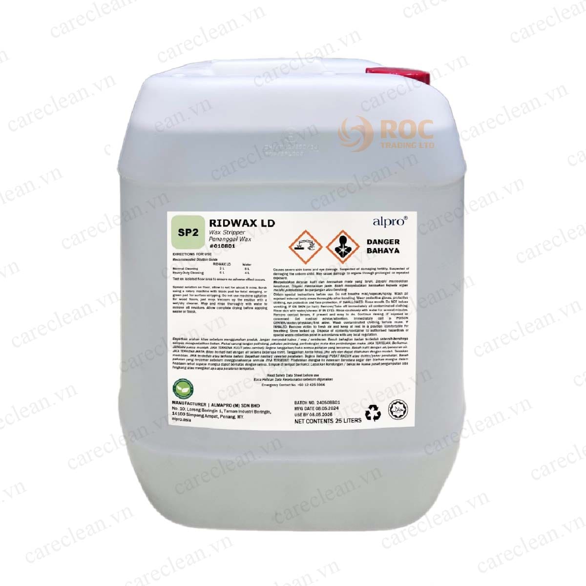 Chất tẩy gốc kiềm SP2