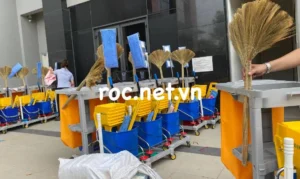 Top 5 xe đẩy dọn vệ sinh
