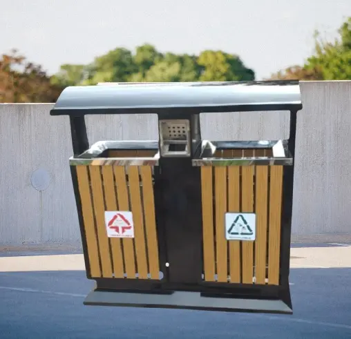 Thùng rác giả gỗ