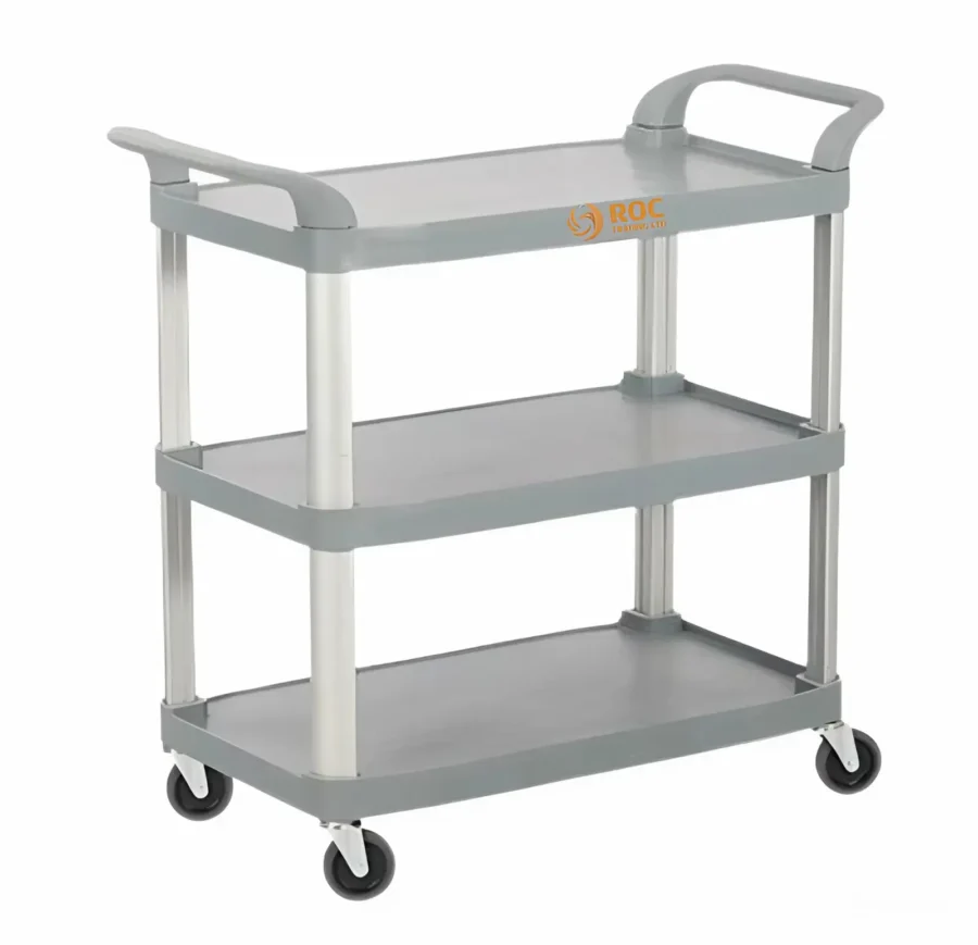 Xe đẩy nhà hàng đa dụng 3 tầng AF08161-L cỡ lớn giá tốt tại ROC