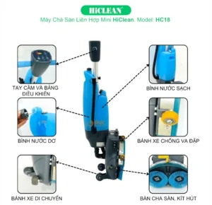 Máy chà sàn liên hợp mini HiClean HC18 - Sản phẩm chi tiết tại ROC