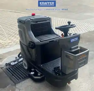 Máy chà sàn liên hợp ngồi lái Kraffer KF668 dùng bình hàng có sẵn tại ROC