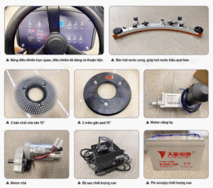 Máy lau sàn nhà ngồi lái KRAFFER GM150B chi tiết