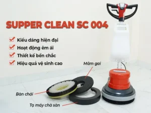 Máy chà sàn đơn Supper Clean SC004 hàng chính hãng