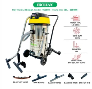 Máy hút bụi công nghiệp HiClean HC380T