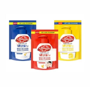 Nước rửa tay LIFEBUOY bảo vệ vượt trội 10 (túi 400g)