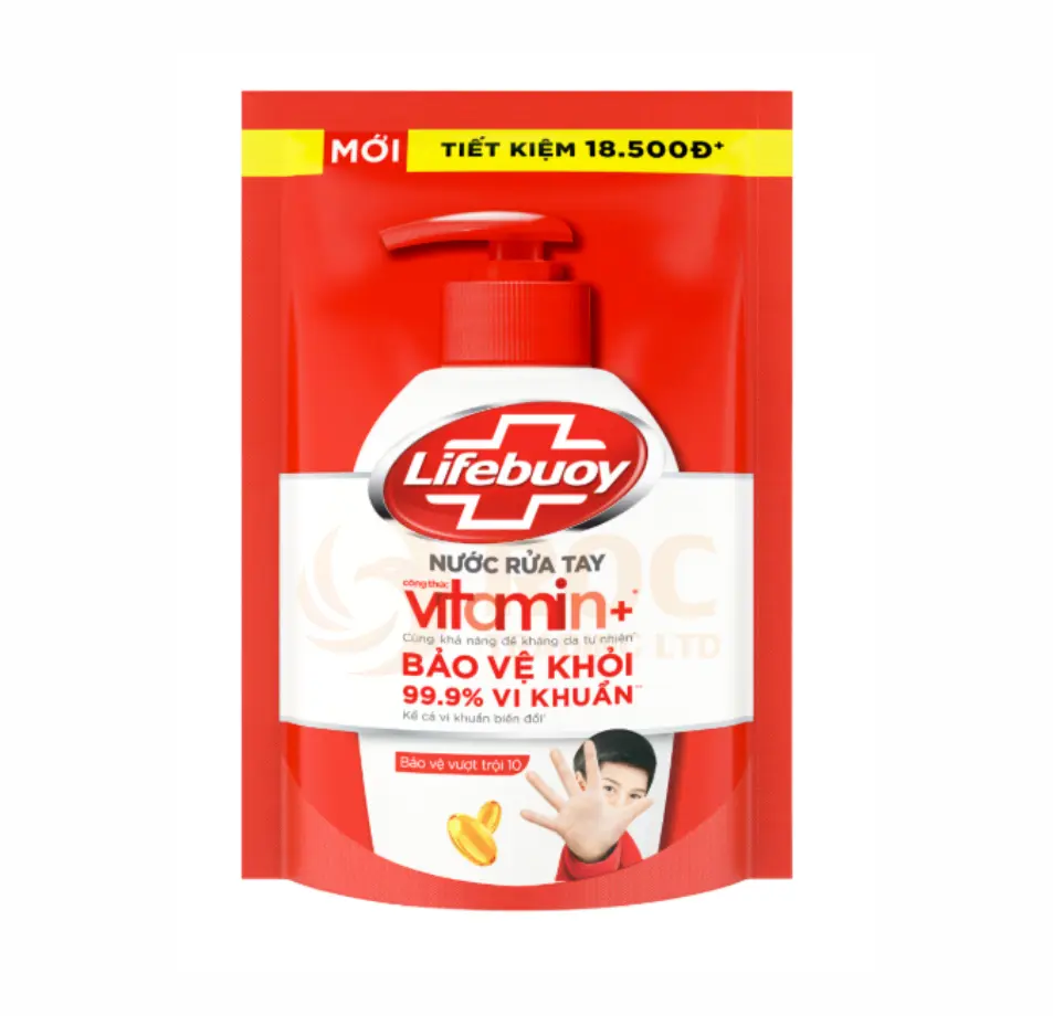 Nuoc_rua_tay_lifebuoy Nước rửa tay LIFEBUOY bảo vệ vượt trội 10 (túi 400g)